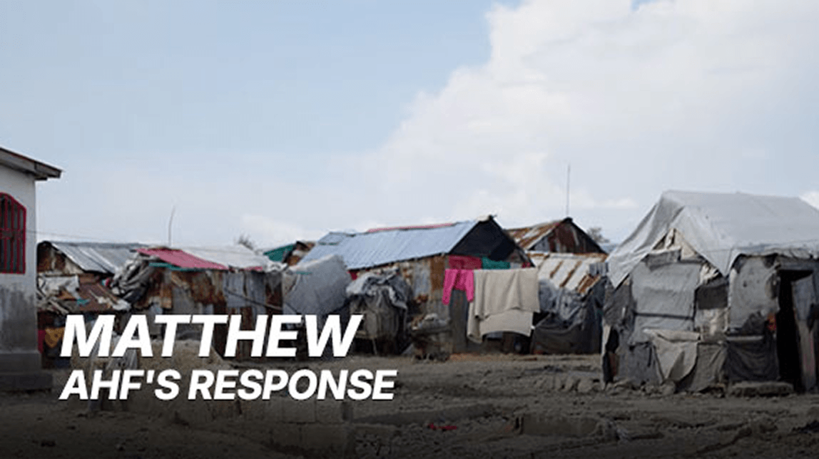 MATTHEW AHF’s Hurricane Relief Effort
